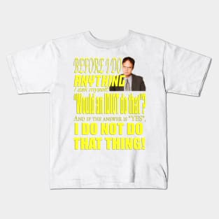 Dwight - Idiot Kids T-Shirt